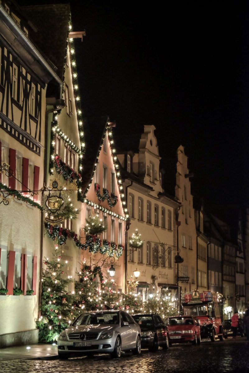 Rothenburg, Germany in December