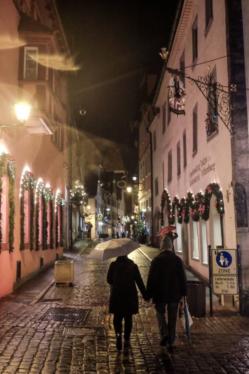 Rothenburg, Germany in December