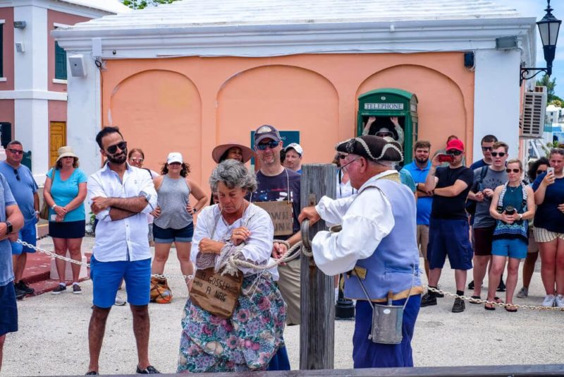 Ducking Stool Reenactment, St. George's, Bermuda