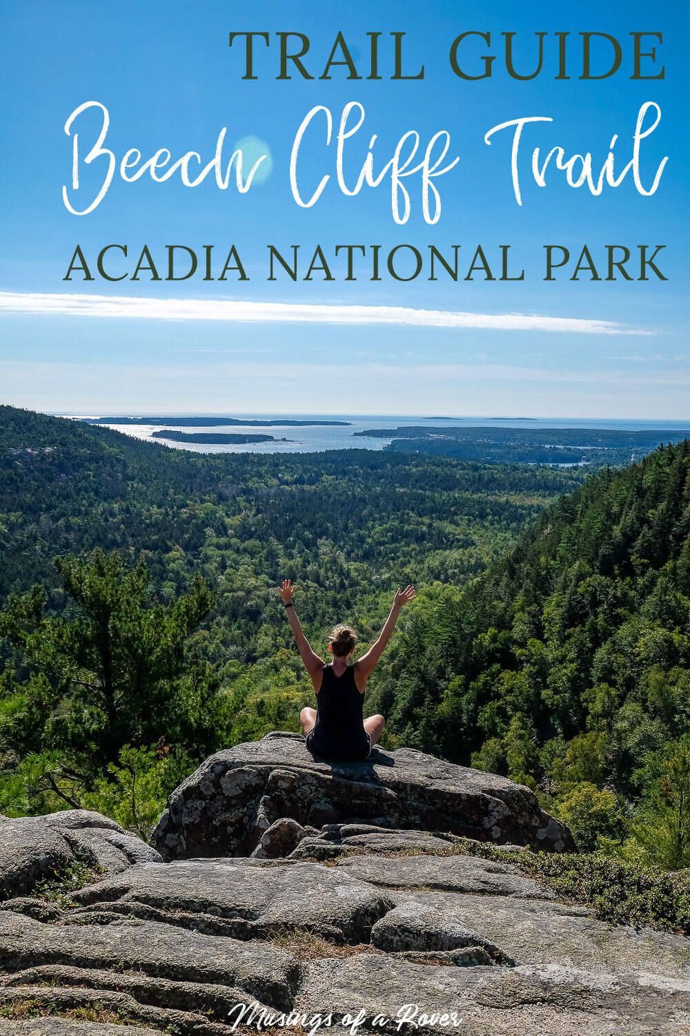 The Beech Cliff Trail has everything you’re looking for in a classic Acadia National Park hike. Ladders (aka iron rungs), amazing views, exposed rocks, and tons of photo opportunities. But the one thing it’s missing? All the crowds! Since Beech Mountain is located on the quiet, western side of Mount Desert Island, this trail sees a fraction of the visitors hiking the Beehive or Precipice.