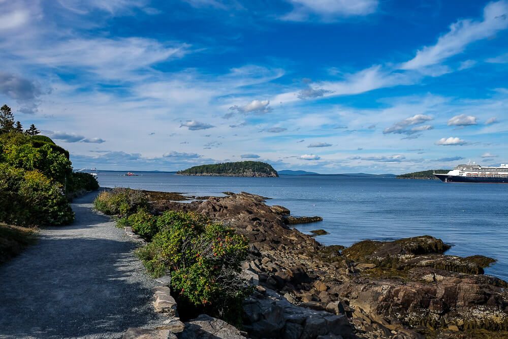 shore path bar harbor