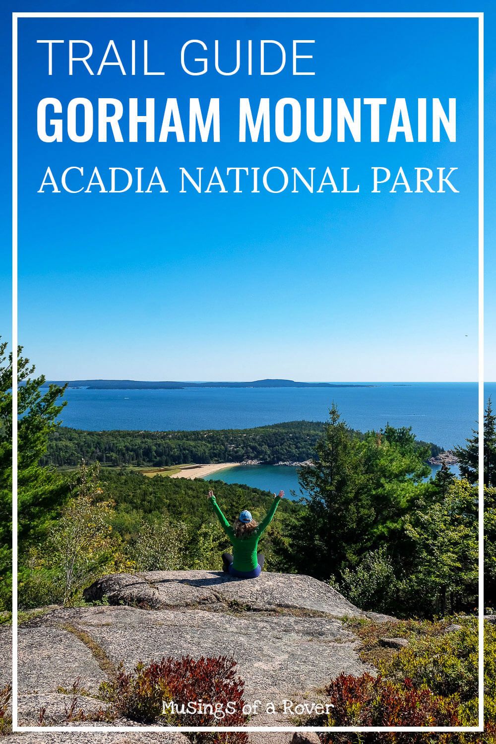 The Gotham Mountain Trail Loop is a great hike for those touring the Park Loop Road. It’s a bit of a longer hike, but it combines some of the best elements from this side of Acadia National Park. You’ll hike up the Beehive, a classic, iron-rung. The Gorham Mountain summit will give you sweeping views from Otter Point in the south to Sand Beach and the Beehive in the north. It ends along the Ocean Path, one of best and easiest trails in the park. This is a great hike for your Acadia itinerary.