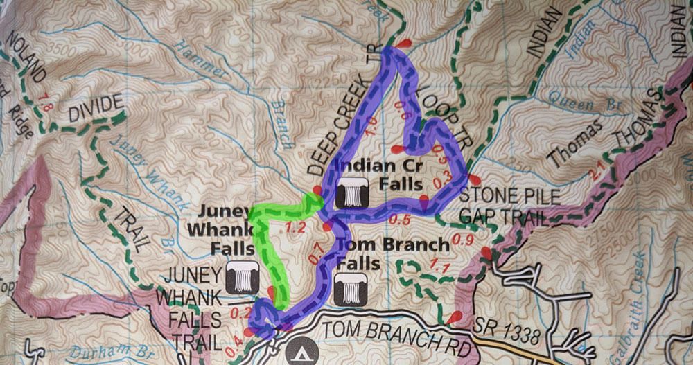 deep creek trail map