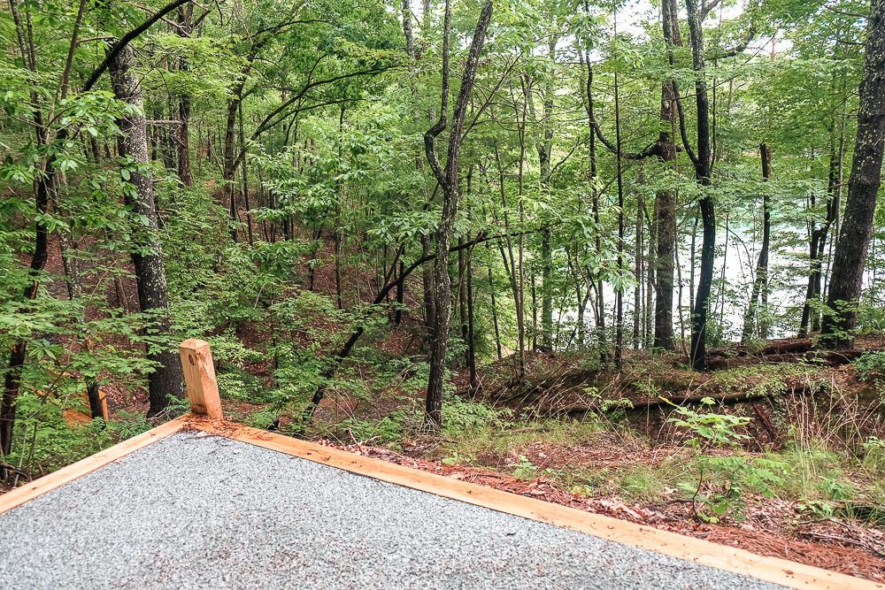 site 18 Boat in campsites at lake jocassee