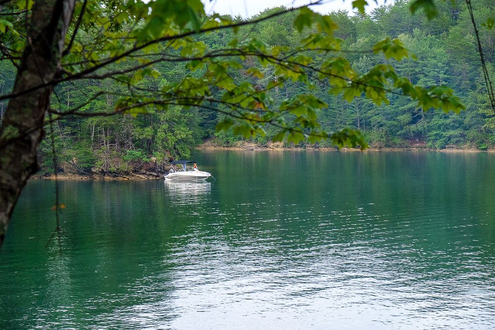 Site 15 Boat in campsites at lake jocassee