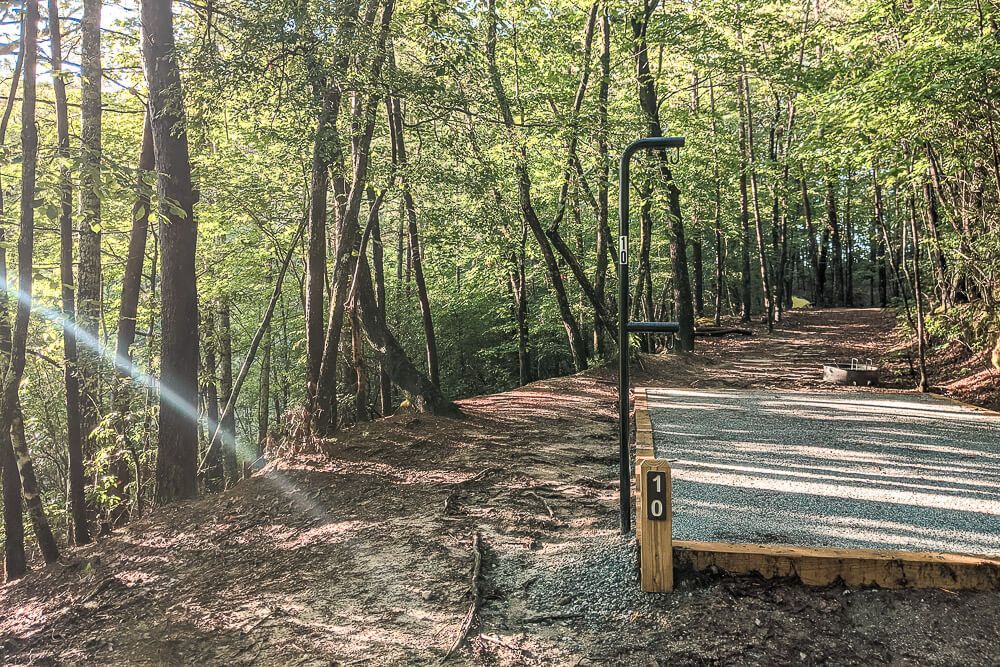 site 10 Boat in campsites at lake jocassee