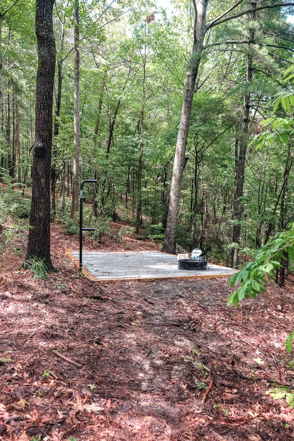 site 20 Boat in campsites at lake jocassee