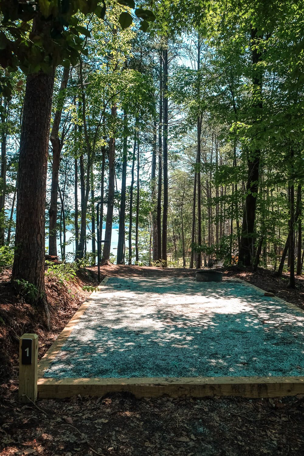 site 1 Boat in campsites at lake jocassee