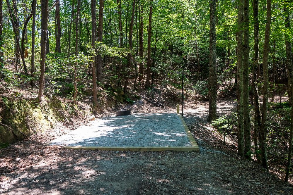 site 11 Boat in campsites at lake jocassee