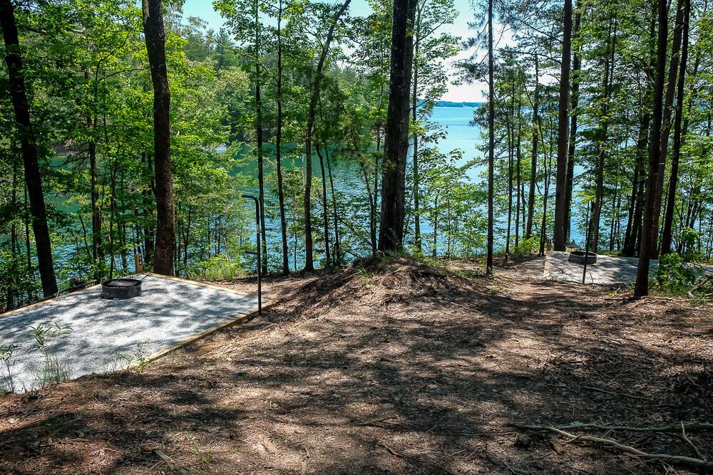 Site 14 & 15 Boat in campsites at lake jocassee