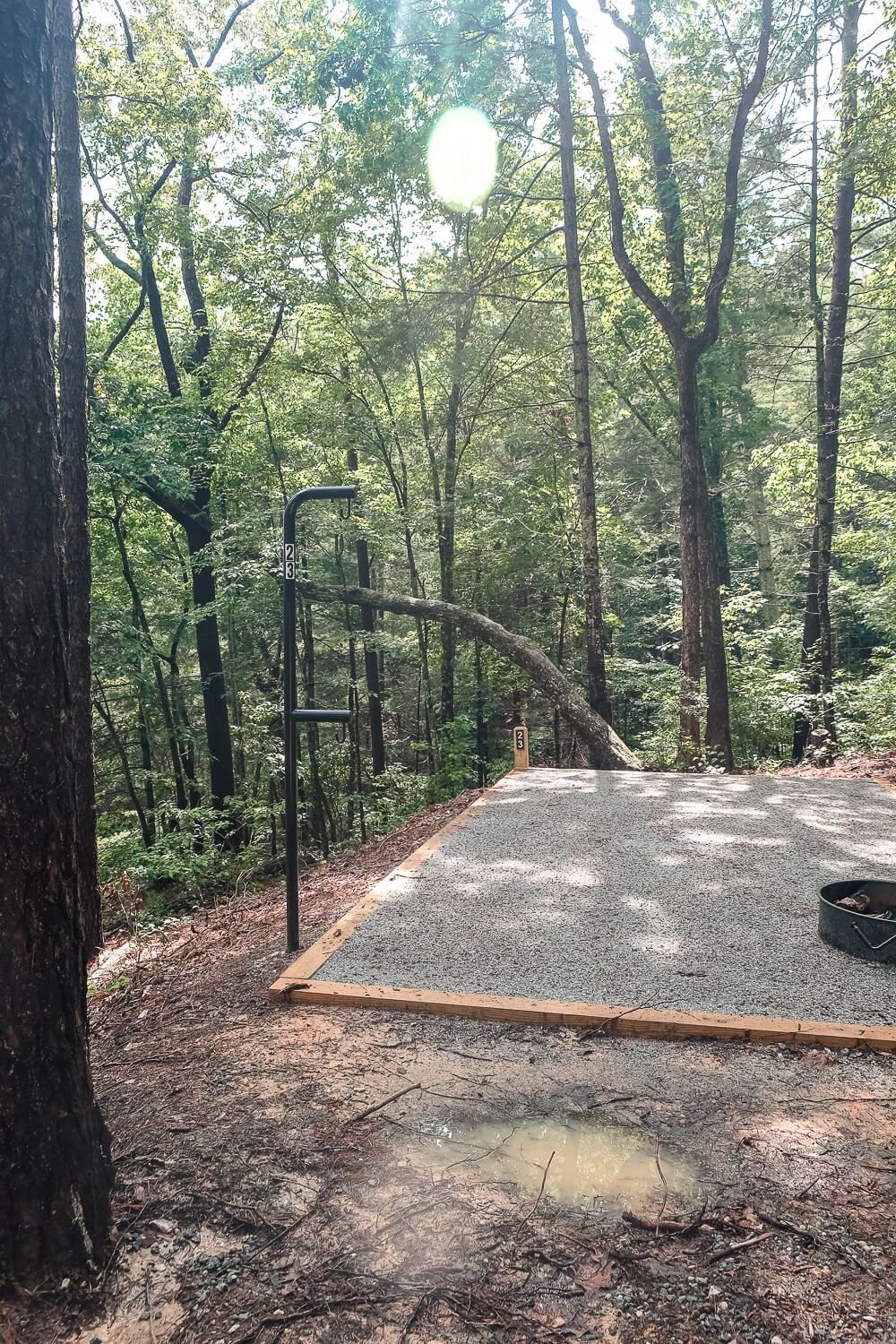 Site 23 Boat in campsites at lake jocassee