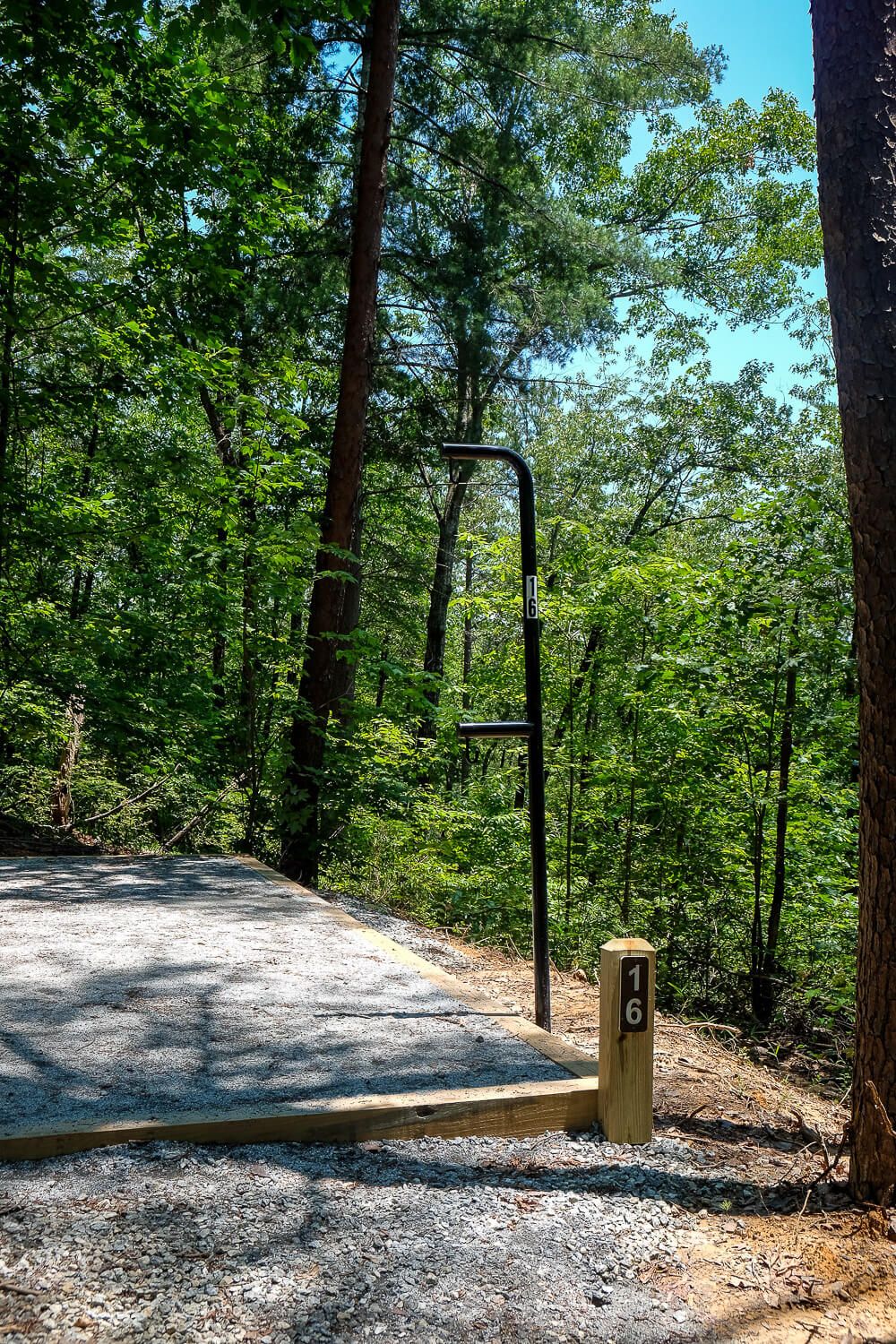 site 16 Boat in campsites at lake jocassee