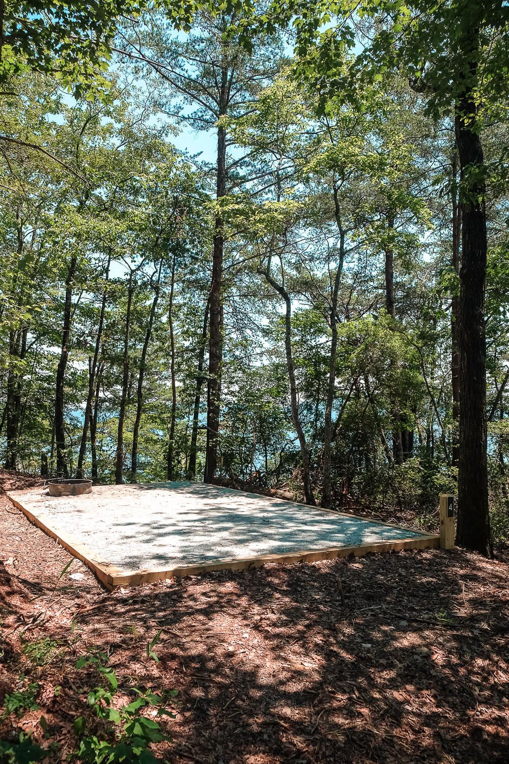 Site 4 Boat in campsites at lake jocassee