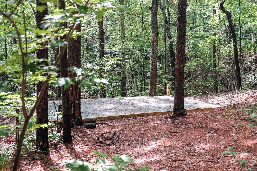 site 24 Boat in campsites at lake jocassee