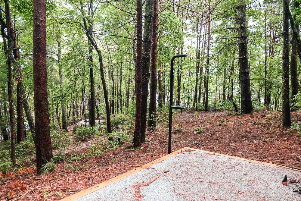 site 25 Boat in campsites at lake jocassee