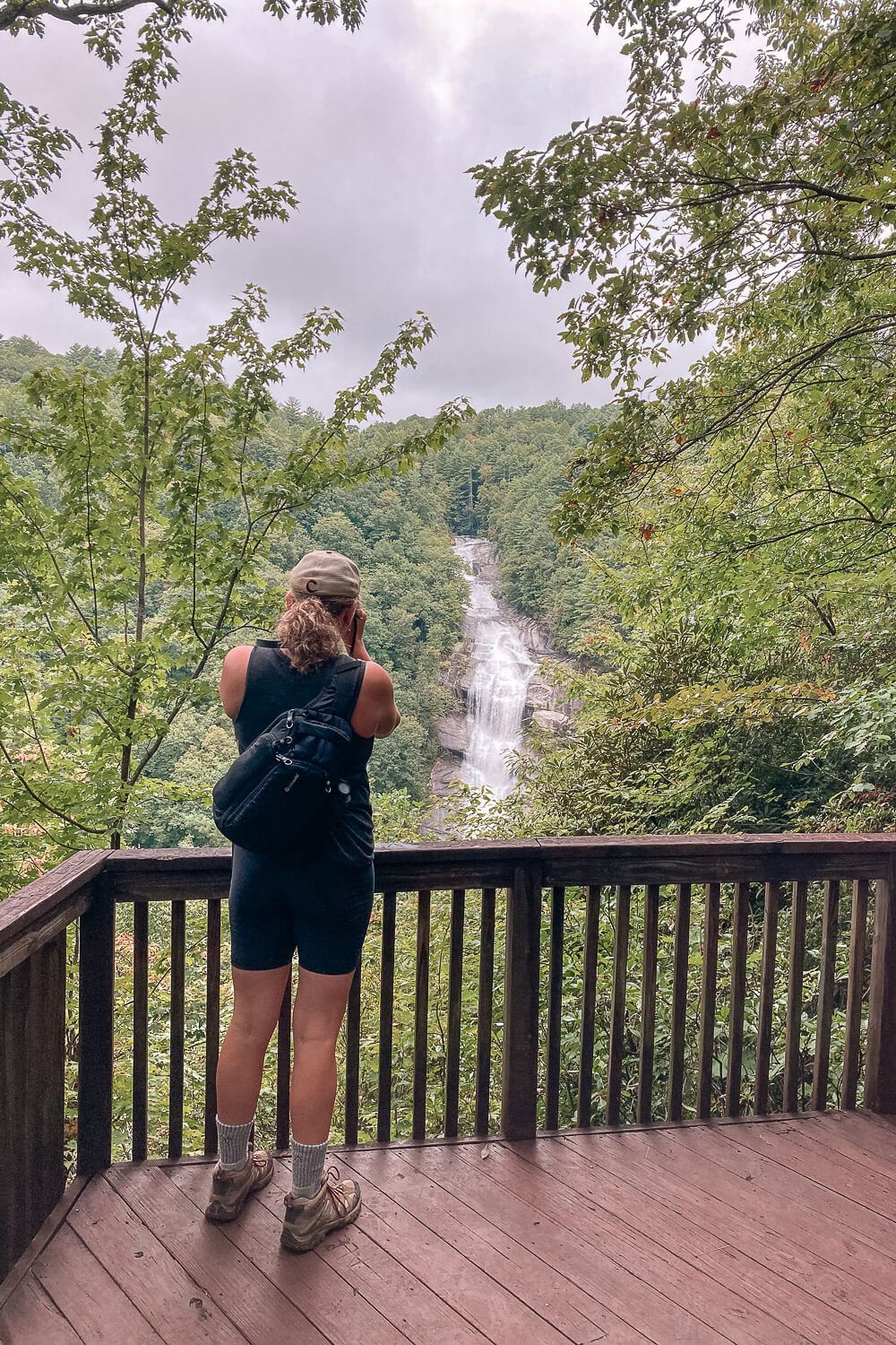 lower whitewater falls overlook