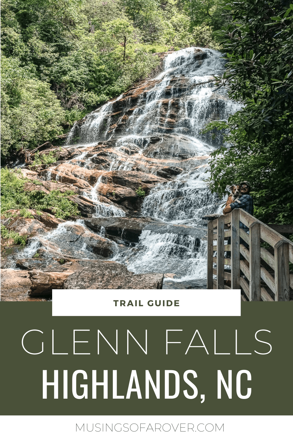 The Glenn Falls Trail located outside of Highlands NC is a moderately difficult hike you should add to your trip! This hike will give you some amazing views of the cascades of the Glenn Falls as you wind down to the hillside to 3 different viewpoints. And since it’s less than 2 hours away fro Greenville, SC, it makes a wonderful day trip.