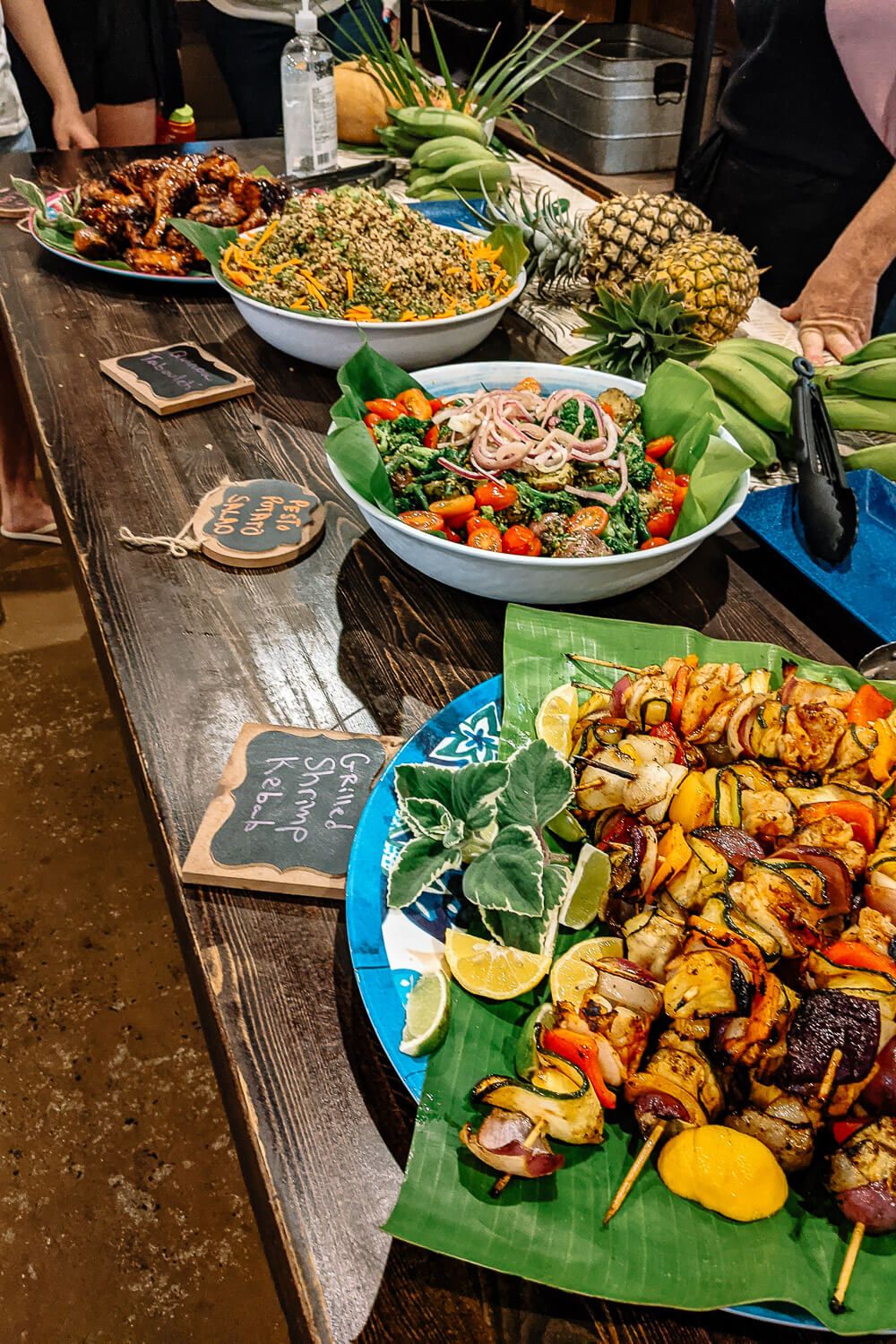 women's surf camp food