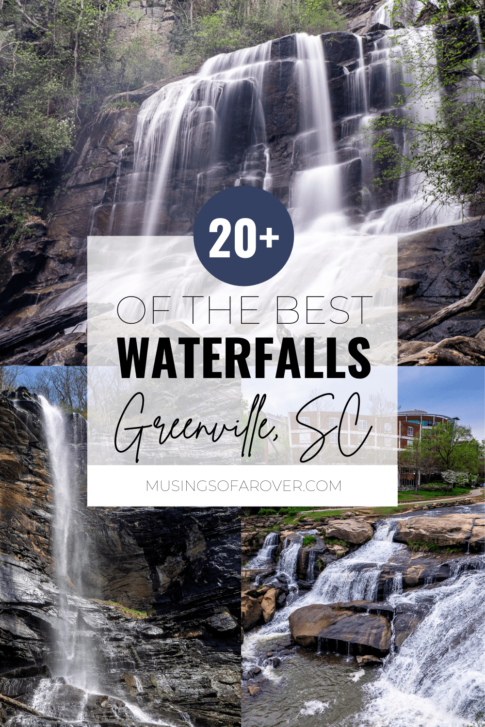 Are you looking for the best waterfalls near Greenville, SC? This list includes waterfalls within 2 hours and has links to their location, information on any hiking required, and a link to a full trail guide. Plan waterfall filled day trip for your summer adventure here!