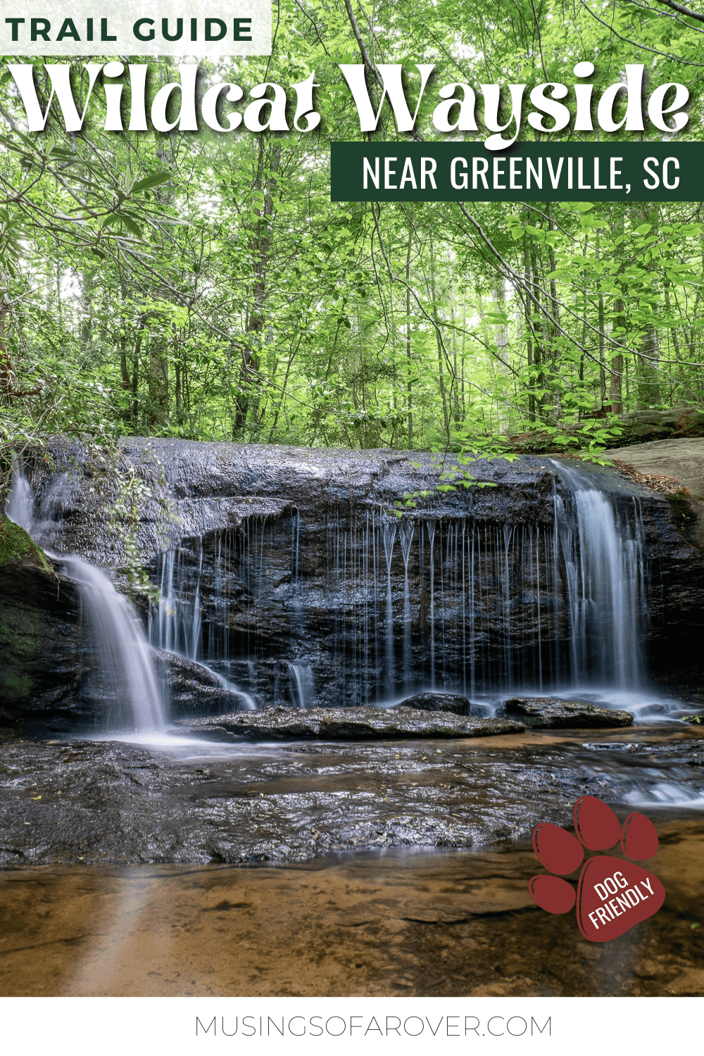 This popular roadside stop along the Cherokee Scenic Highway will take you to 3 waterfalls along this easy 1 mile loop hike. During the warmer months, go for a dip in the natural pool and feel the spray of the waterfall.