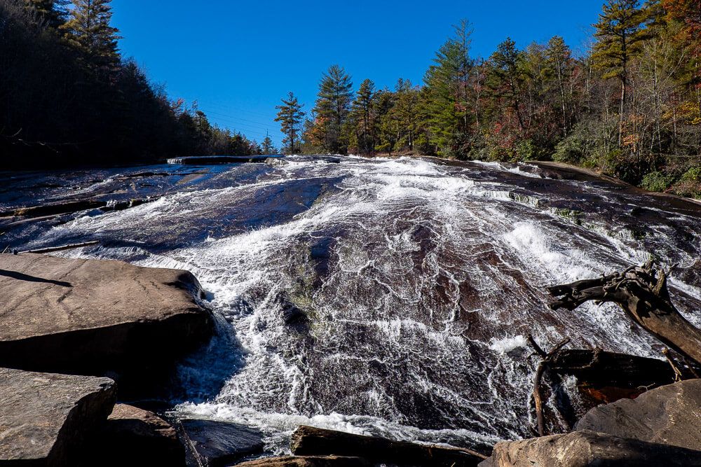 lower portion of bridal veil falls