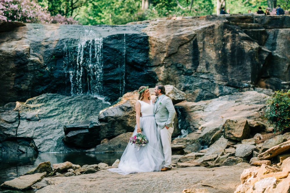 rock quarry garden wedding