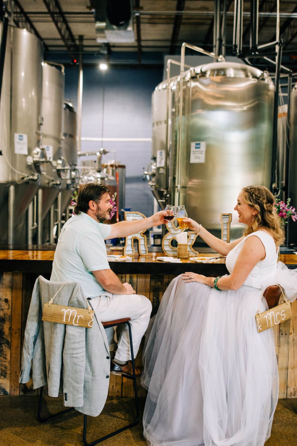 brewery wedding