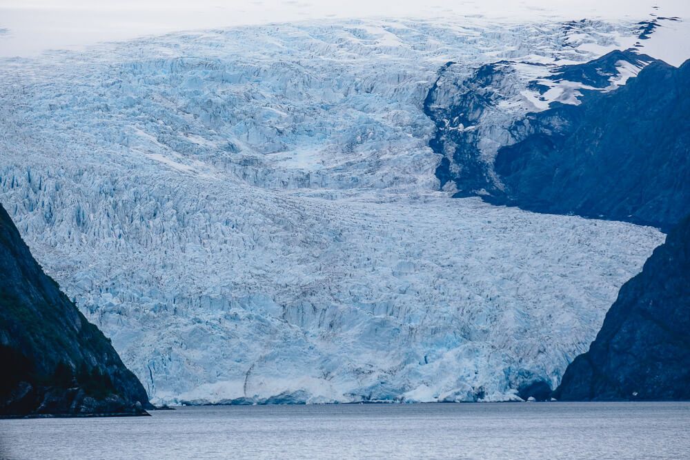holgate glacer in kenai fjords national park