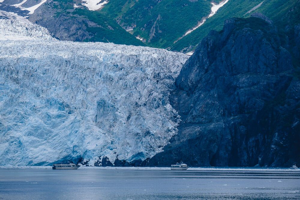 aialik glacier in kenai fjords national park