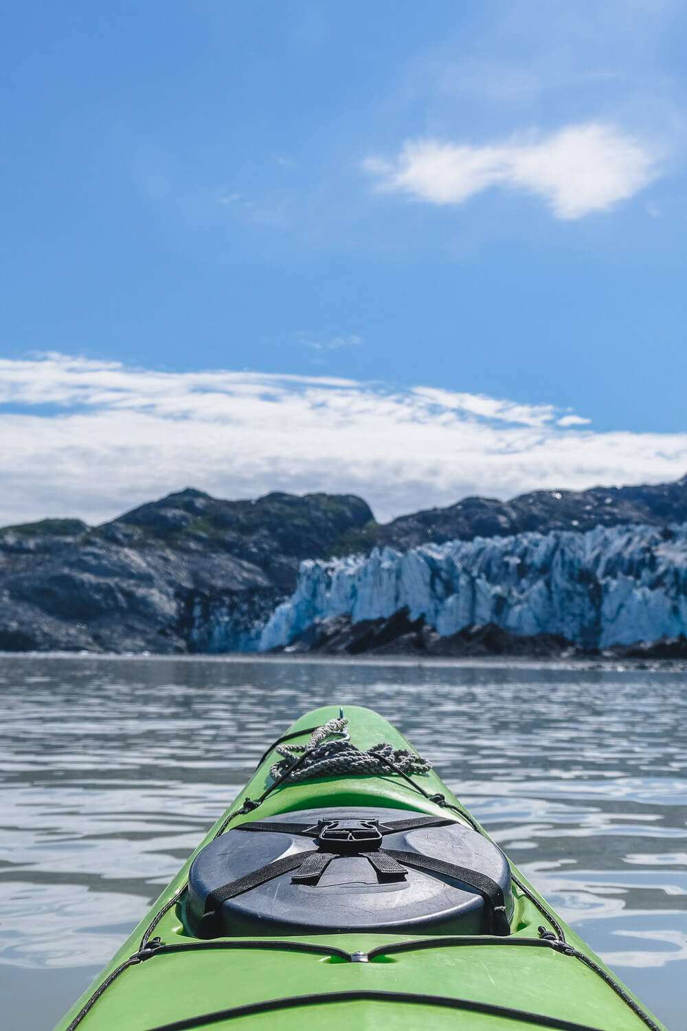 kayak in glacier bay national park