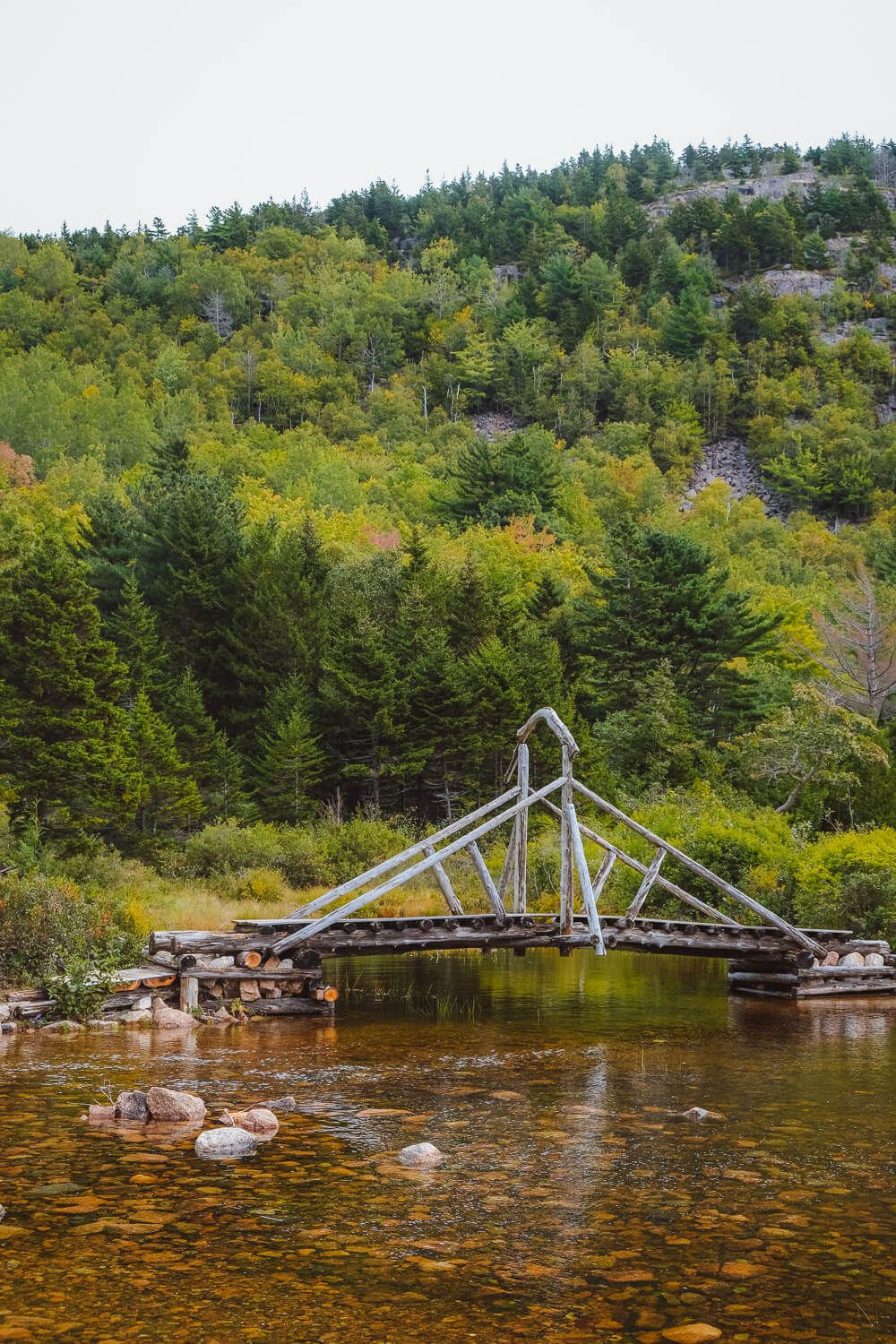 jordan pond path in acadia national park