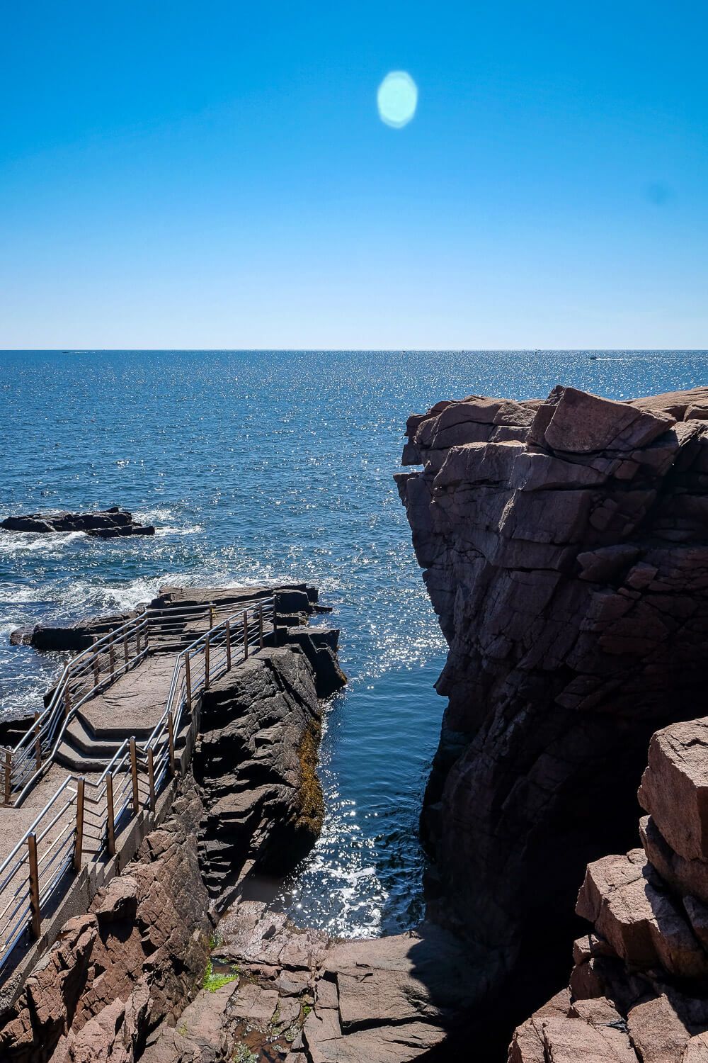 thunder hole in acadia national park