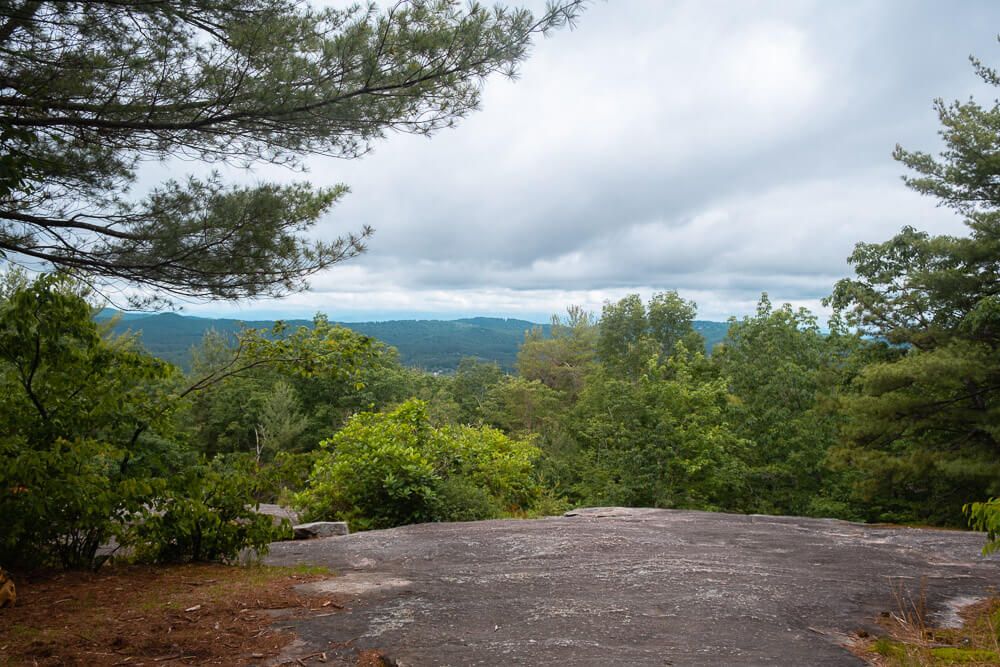 glassy mountain at the carl sandburg home, national historic site