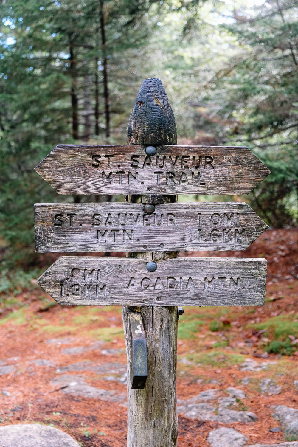 st sauveur mountain trail