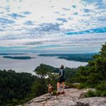 st sauveur mountain trail view over somes sound