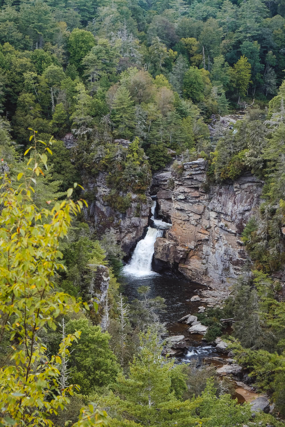 erwins view overlook at linville falls