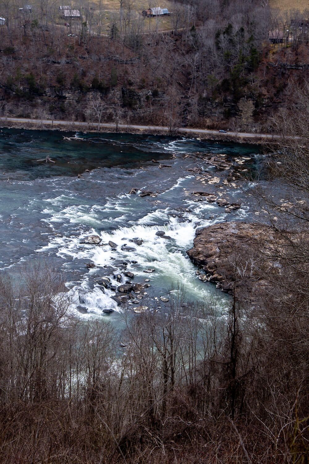 sandstone falls overlook