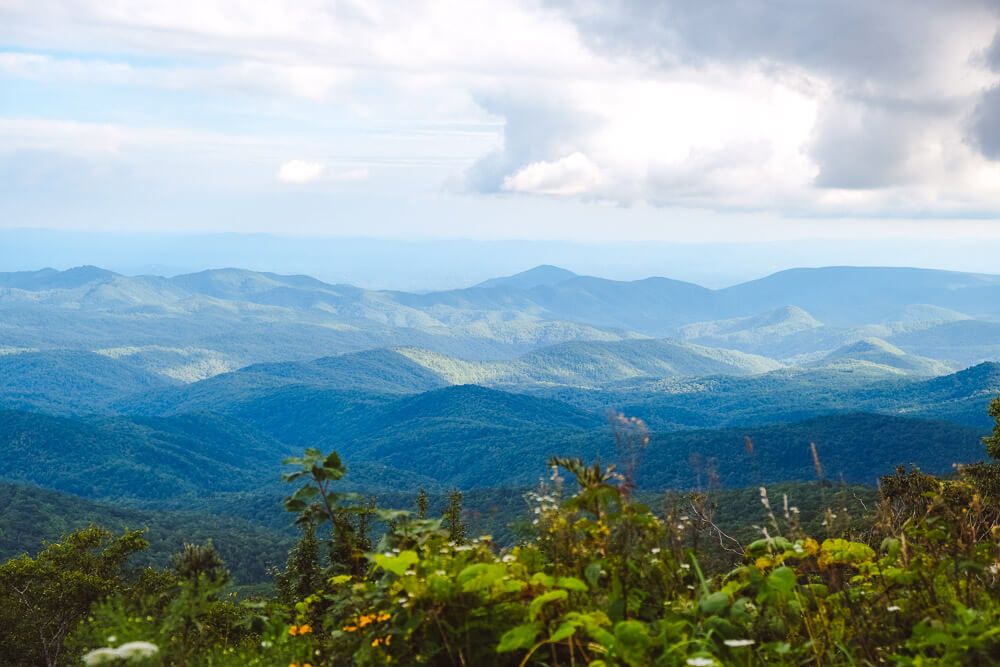 blue ridge parkway scenic overlook