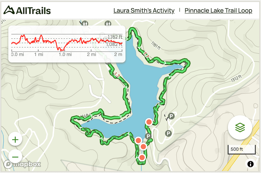 lakeside trail map
